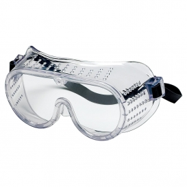 MCR Safety 2225R 22 Goggles - Direct Ventilation Frame - Anti-Fog Lens - Rubber Strap