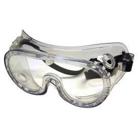 MCR Safety 2237R 22 Goggles - Ventless Frame - Anti-Fog Lens - Rubber Strap