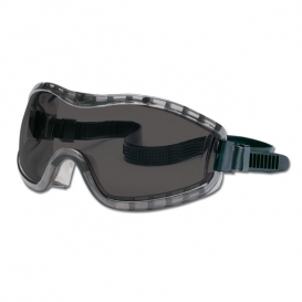 Crews Stryker Goggles - Rubber Strap - Gray Anti-Fog Lens