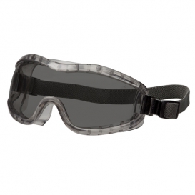 Crews Stryker Goggles - Elastic Strap - Gray Anti-Fog Lens