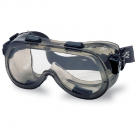 Crews Verdict Safety Goggles - Smoke Frame - Clear Lens