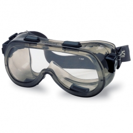 Crews Verdict Safety Goggles - Smoke Frame - Clear Anti-Fog Lens