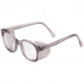 Bouton 5900 Traditional Safety Glasses - Smoke Frame - Clear Anti-fog Lens