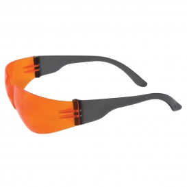 Bouton 250-01-0004 Zenon Z12 Safety Glasses - Black Temples - Orange Lens