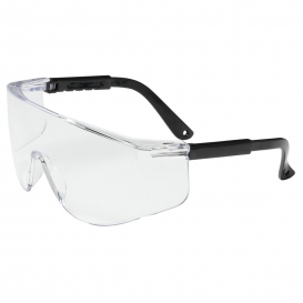 Bouton 250-03-0080 Zenon Z28 OTG Safety Glasses - Black Temples - Clear Non-Coated Lens