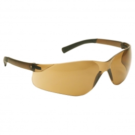 Bouton 250-06-5504 Zenon Z13 Safety Glasses - Dark Brown Temples - Dark Brown Lens