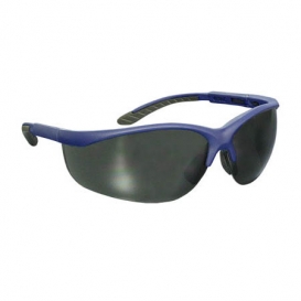 Bouton Hi-Voltage AC Safety Glasses - Blue Frame - Gray Lens