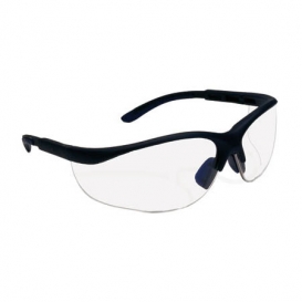 Bouton Hi-Voltage AC Safety Glasses - Black Frame - Indoor/Outdoor Mirror Lens