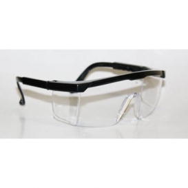 Bouton Hi-Voltage ARC Safety Glasses - Black Frame - Clear Lens