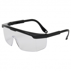 Bouton 250-24-0080 Hi-Voltage ARC Safety Glasses - Black Frame - Clear Non-Coated Lens