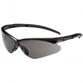 Bouton 250-28-0001 Adversary Safety Glasses - Black Frame - Gray Lens
