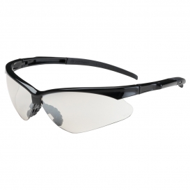 Bouton 250-28-0002 Adversary Safety Glasses - Black Frame - Indoor/Outdoor Lens