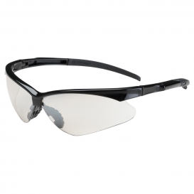 Bouton 250-28-0020 Adversary Safety Glasses - Black Frame - Clear Anti-Fog Lens