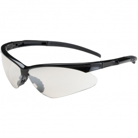 Bouton 250-28-0020 Adversary Safety Glasses - Black Frame - Clear Anti-Fog Lens