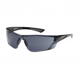 Bouton Recon Safety Glasses - Black Temples - Gray Anti-Fog Lens