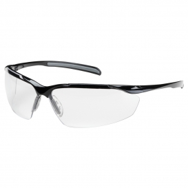 Bouton 250-33-0010 Commander Safety Glasses - Black Frame - Clear Anti-Reflective Lens