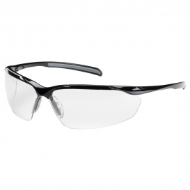Bouton 250-33-0020 Commander Safety Glasses - Black Frame - Clear Anti-Fog Lens