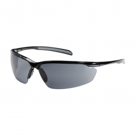 Bouton Commander Safety Glasses - Black Frame - Gray Anti-Fog Lens