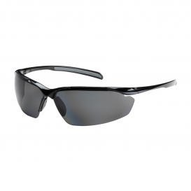 Bouton Commander Safety Glasses - Black Frame - Polarized Gray Lens