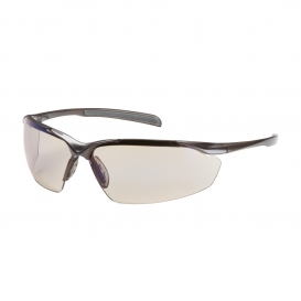 Bouton Commander Safety Glasses - Bronze Frame - Indoor/Outdoor Blue Anti-Fog Lens