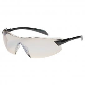 Bouton 250-45-0226 Radar Safety Glasses - Gray Temples - Indoor/Outdoor Blue Anti-Fog Lens