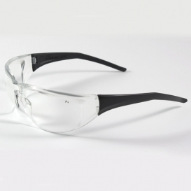Bouton Tranzmission Safety Glasses - Black Temples - Clear Anti-Fog Lens