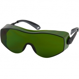 Bouton 250-98-0013 OverSite Safety Glasses - Gray Temples - Green IR Shade 3.0 Lens