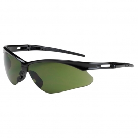 Bouton 250-AN-10118 Anser Safety Glasses - Black Frame - Green IR Filter Shade 3.0 Lens