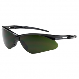 Bouton 250-AN-10119 Anser Safety Glasses - Black Frame - Green IR Filter Shade 5.0 Lens