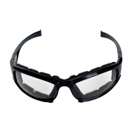 Bouton Cefiro Safety Glasses - Black Frame - Clear Anti-Fog Lens