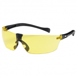 Bouton 250-MT-10074 Monteray II Safety Glasses - Black Temples - Amber Lens
