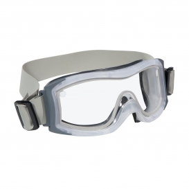 Bolle Duo Safety Goggles - Gray Frame - Clear Anti-Fog Lens