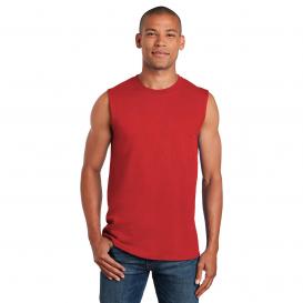 Gildan 2700 Ultra Cotton Sleeveless T-Shirt - Red