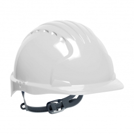 JSP Evolution 6121 Hard Hat - Slip Ratchet Suspension - White