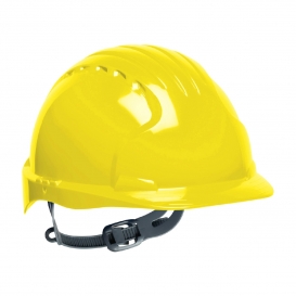 JSP Evolution 6121 Hard Hat - Slip Ratchet Suspension - Yellow