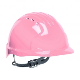 JSP Evolution 6121 Hard Hat - Slip Ratchet Suspension - Pink