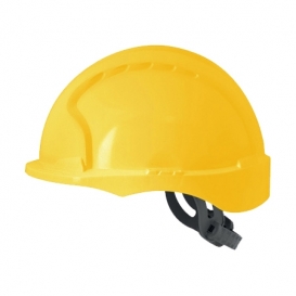 JSP Evolution 6121S Short Brim Hard Hat - Slip Ratchet Suspension - Yellow