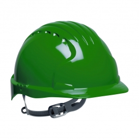 JSP Evolution 6131 Deluxe Hard Hat - Slip Ratchet Suspension - Green