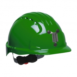 JSP Evolution 6151M Deluxe Mining Hard Hat - Wheel Ratchet Suspension - Green
