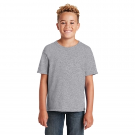 Jerzees 29B Youth Dri-Power Active 50/50 Cotton/Poly T-Shirt - Athletic Heather