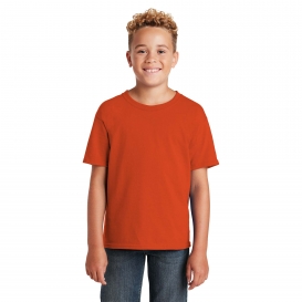 Jerzees 29B Youth Dri-Power Active 50/50 Cotton/Poly T-Shirt - Burnt Orange