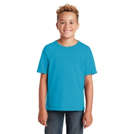 Name Drop California Poly Tee, Boy's, Size: Large, Blue