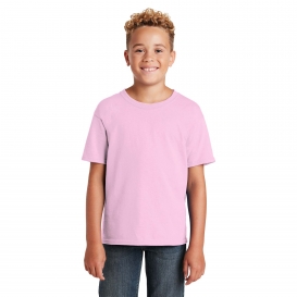 Jerzees 29B Youth Dri-Power Active 50/50 Cotton/Poly T-Shirt - Classic Pink