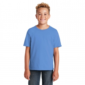 Jerzees 29B Youth Dri-Power Active 50/50 Cotton/Poly T-Shirt - Columbia Blue