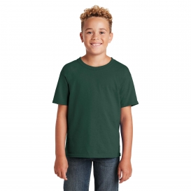 Jerzees 29B Youth Dri-Power Active 50/50 Cotton/Poly T-Shirt - Forest Green