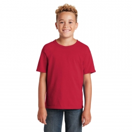 Jerzees 29B Youth Dri-Power Active 50/50 Cotton/Poly T-Shirt - True Red