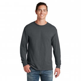 Jerzees 29LS Dri-Power 50/50 Cotton/Poly Long Sleeve T-Shirt - Charcoal Grey