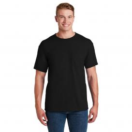 Jerzees 29MP Dri-Power 50/50 Cotton/Poly Pocket T-Shirt - Black