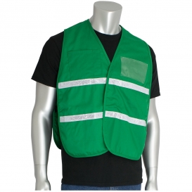 PIP 300-1505 Polyester Non-ANSI Incident Command Vest - Kelly Green