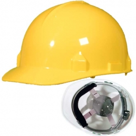 Jackson 14833 SC-6 Hard Hat - Ratchet Suspension - Yellow